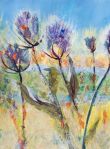 Lavina Blossom: Thistles, Muir Beach - 12 x 16 inches, on 140 lb. watercolor paper