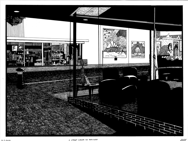 Andrew Woodyard - A Street Corner in Redlands